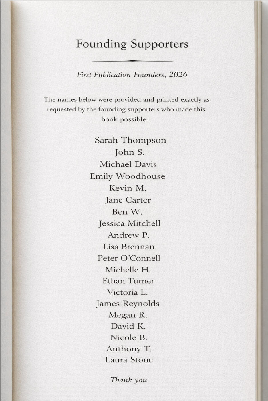 First Publication Hardcovers